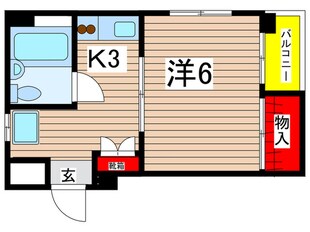 コーポサンバレーの物件間取画像